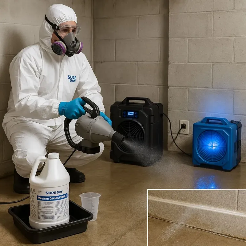 Sanitization and Odor Removal process in Crisfield, MD